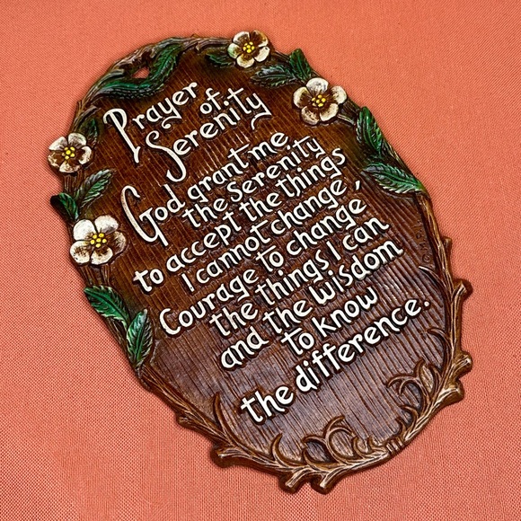 Serenity Prayer Wall Plaque - Picture 2 of 6
